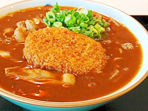 コロッケカレーうどん